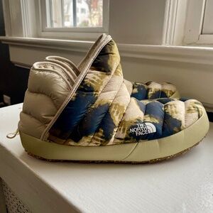 The North Face Men’s ThermoBall Traction Bootie - Blue/Green/Tan - Men's 8